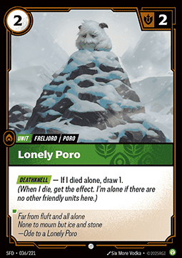 Lonely Poro Immagine principale del prodotto