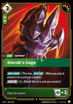Sterak's Gage Immagine principale del prodotto