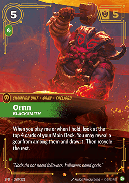 Ornn, Blacksmith (V.1 - Epic) Immagine principale del prodotto