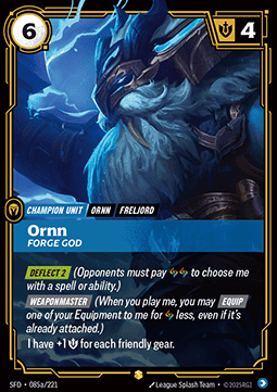 Ornn, Forge God (V.2 - Showcase) Immagine principale del prodotto