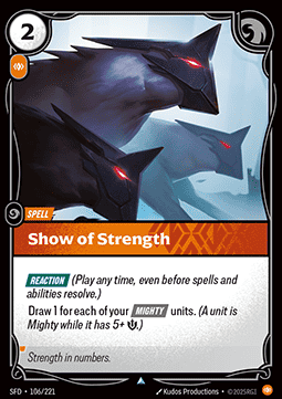 Show of Strength Immagine principale del prodotto