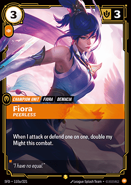 Fiora, Peerless (V.2 - Showcase) Immagine principale del prodotto