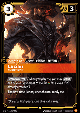 Lucian, Merciless (V.2 - Showcase) Immagine principale del prodotto