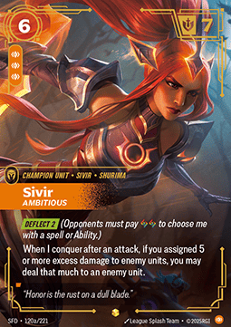 Sivir, Ambitious (V.2 - Showcase) Immagine principale del prodotto