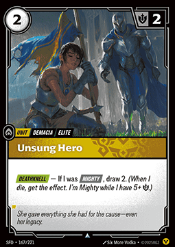 Unsung Hero Immagine principale del prodotto