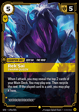 Rek'Sai, Swarm Queen (V.2 - Showcase) Immagine principale del prodotto