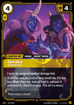 Soraka, Wanderer (V.1 - Rare) Immagine principale del prodotto