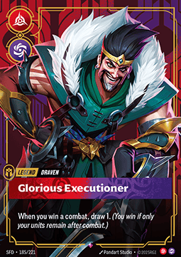 Draven, Glorious Executioner (V.1 - Rare) Immagine principale del prodotto