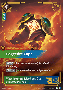 Forgefire Cape Immagine principale del prodotto