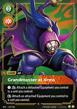 Jax, Grandmaster at Arms (V.1 - Rare) Immagine principale del prodotto
