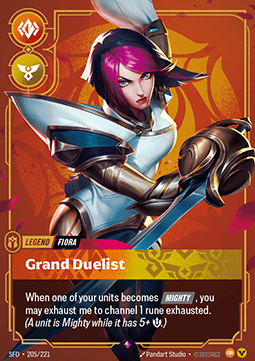 Fiora, Grand Duelist (V.1 - Rare) Immagine principale del prodotto