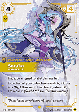 Soraka, Wanderer (V.2 - Showcase) Immagine principale del prodotto