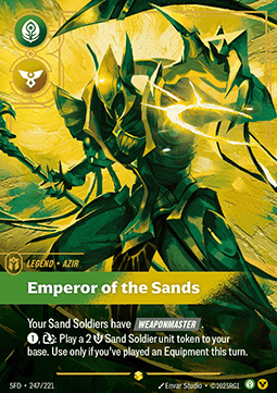 Azir, Emperor of the Sands (V.2 - Showcase) Immagine principale del prodotto