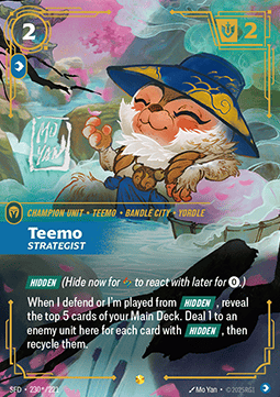 Teemo, Strategist (V.2 - Signed Showcase) Immagine principale del prodotto