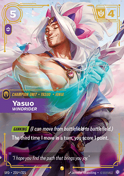 Yasuo, Windrider (V.2 - Signed Showcase) Immagine principale del prodotto