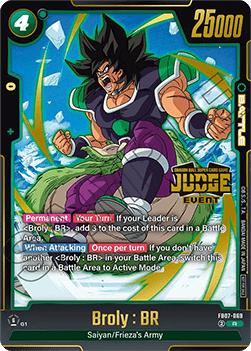 Broly : BR (FB07-069) [Fusion World] (V.1 - Rare) Immagine principale del prodotto