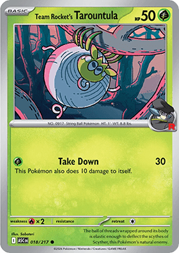 Team Rocket's Tarountula Immagine principale del prodotto