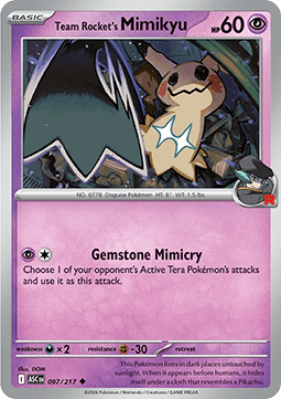 Team Rocket's Mimikyu Immagine principale del prodotto