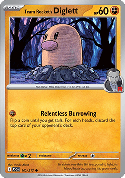 Team Rocket's Diglett Immagine principale del prodotto