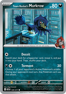 Team Rocket's Murkrow Immagine principale del prodotto