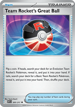 Team Rocket's Great Ball Immagine principale del prodotto