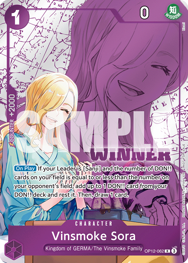 Vinsmoke Sora (OP12-062) (V.2) Immagine principale del prodotto