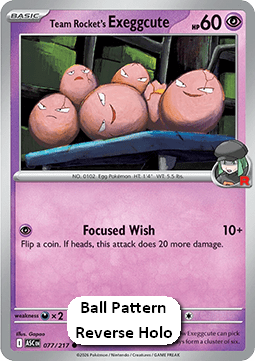 Team Rocket's Exeggcute Immagine principale del prodotto