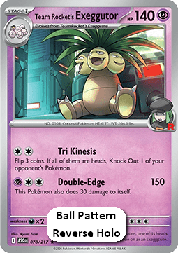 Team Rocket's Exeggutor Immagine principale del prodotto