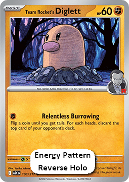 Team Rocket's Diglett Immagine principale del prodotto