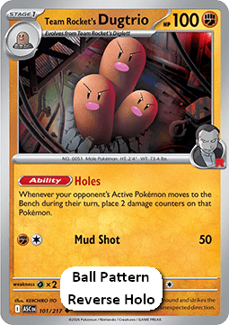 Team Rocket's Dugtrio Immagine principale del prodotto