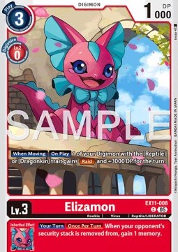 Elizamon (EX11-008) (V.1) Immagine principale del prodotto