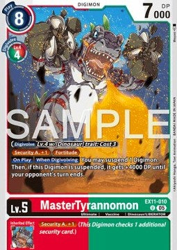 MasterTyrannomon (EX11-010) (V.1) Immagine principale del prodotto