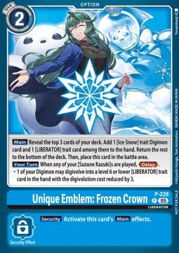 Unique Emblem: Frozen Crown (P-228)