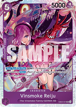 Vinsmoke Reiju (EB03-031) (V.1) Immagine principale del prodotto