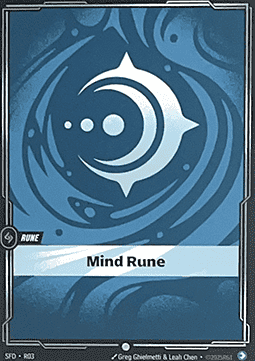 Mind Rune (V.1 - Common) Immagine principale del prodotto