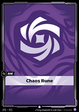 Chaos Rune (V.1 - Common) Immagine principale del prodotto