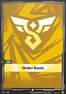 Order Rune (V.1 - Common) Immagine principale del prodotto