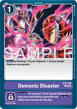 Demonic Disaster (BT5-106) Immagine principale del prodotto