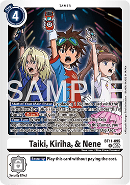 Taiki, Kiriha, & Nene (BT11-095) (V.1) Immagine principale del prodotto
