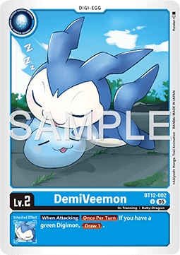 DemiVeemon (BT12-002) (V.1) Immagine principale del prodotto