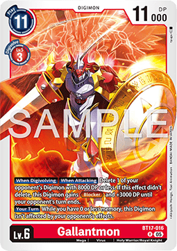 Gallantmon (BT17-016) Immagine principale del prodotto
