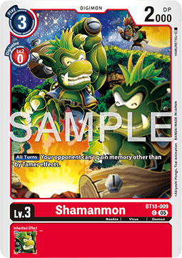 Shamanmon (BT18-009) Immagine principale del prodotto