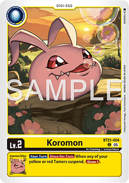 Koromon (BT21-004) (V.1) Immagine principale del prodotto