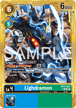 Lighdramon (BT21-037) (V.2) Immagine principale del prodotto