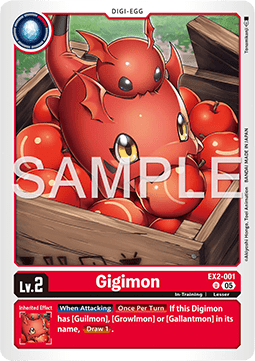 Gigimon (EX2-001) (V.1) Immagine principale del prodotto