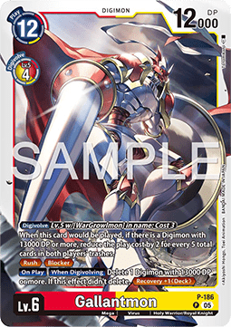 Gallantmon (P-186) Immagine principale del prodotto
