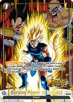 Burning Power of Instinct (FS09-17) [Fusion World] (V.2 - Alternate Art) Immagine principale del prodotto