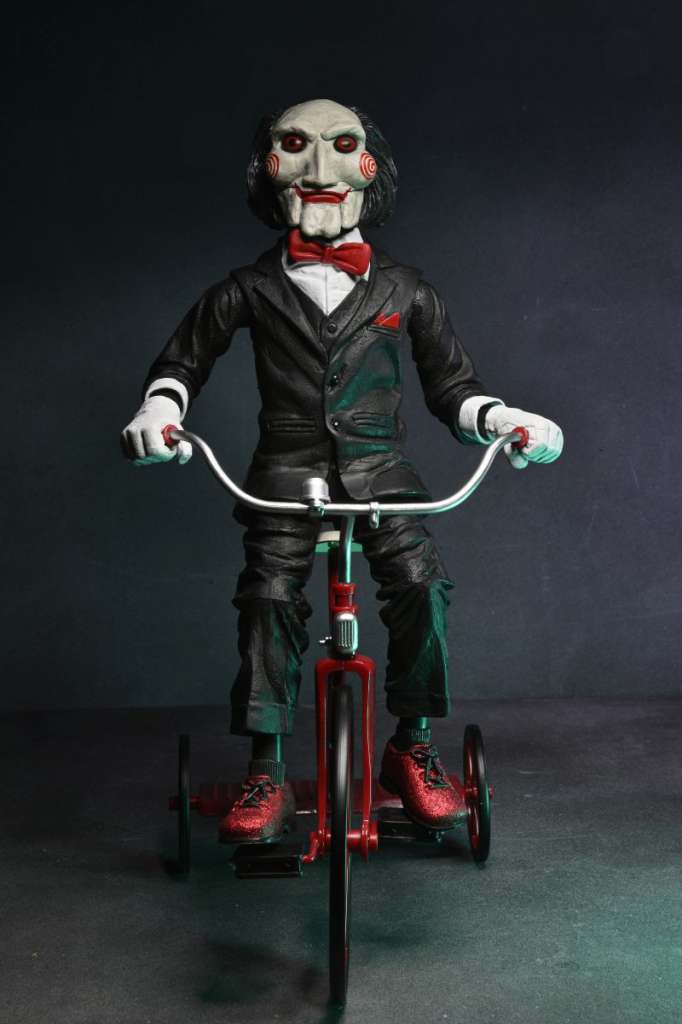 Saw Puppet Riding Tricycle Sound 12" Af