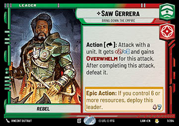 Saw Gerrera, Bring Down the Empire Immagine principale del prodotto