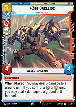 Zeb Orellios, Spectre Four Immagine principale del prodotto